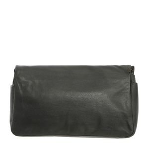 Clutch Cris Barros Couro Cinza