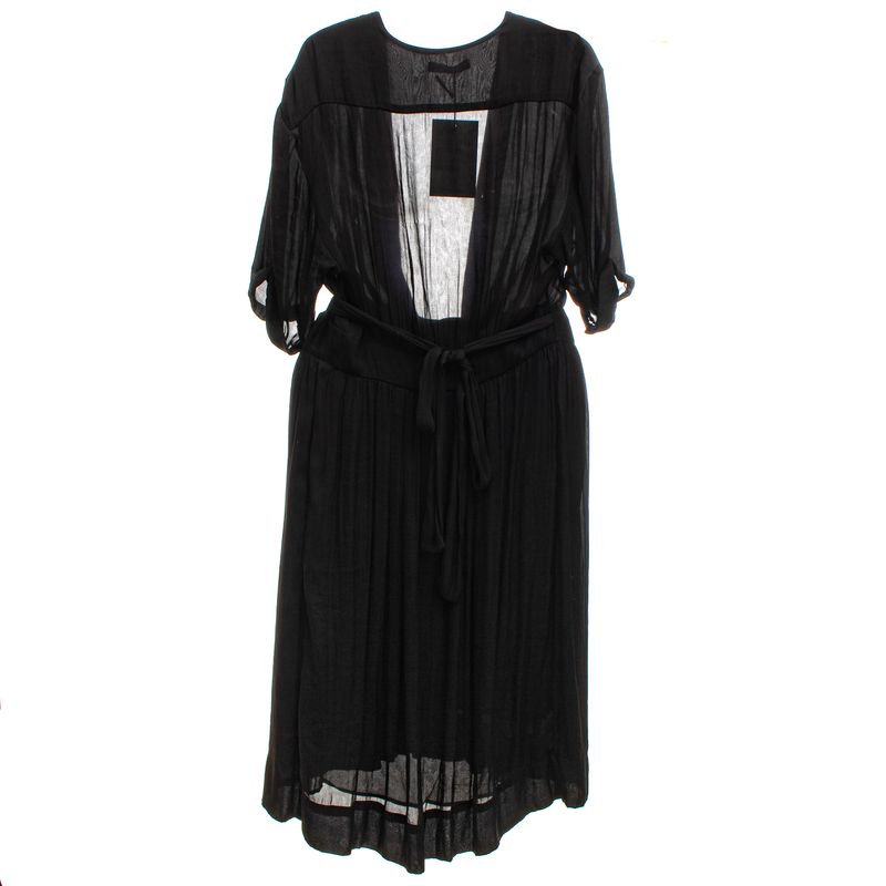 Vestido-Isabel-Marant-Transpassado-Preto