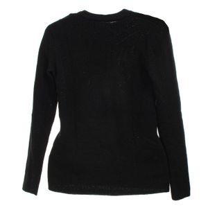 Blusa Ba&Sh Botões Dourados Lã Preta