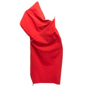 Vestido Lanvin Malha Coral
