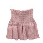 Saia-Isabel-Marant-com-Elastico-Algodao-Rosa