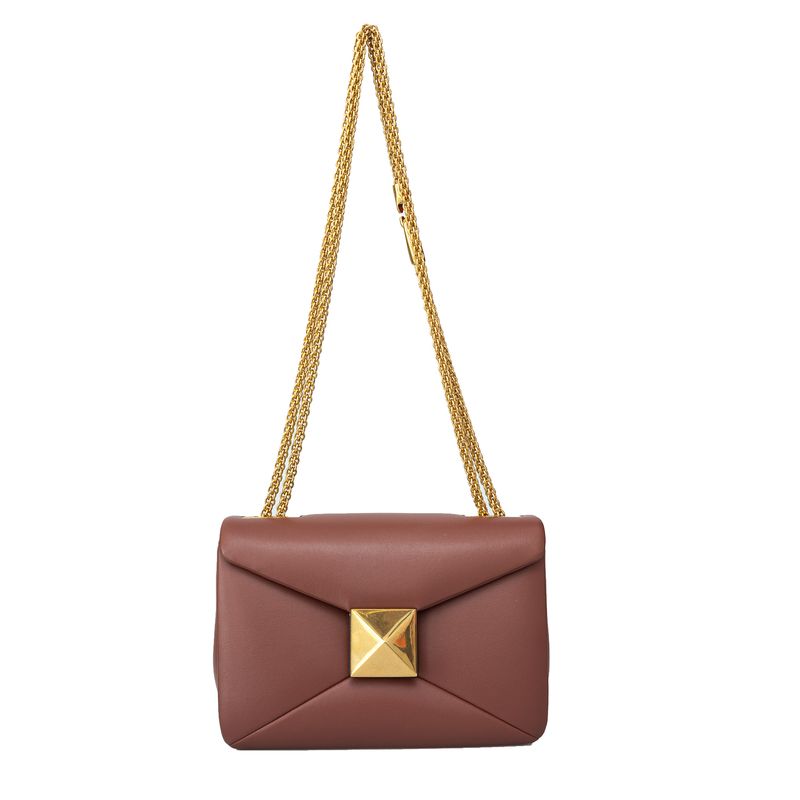 Bolsa-Valentino-Garavani-One-Stud-Marrom