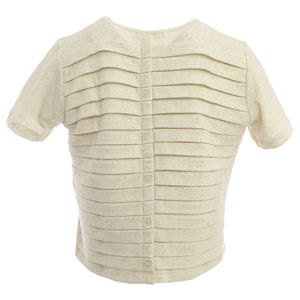 Blusa A Niemeyer Pregas Bege