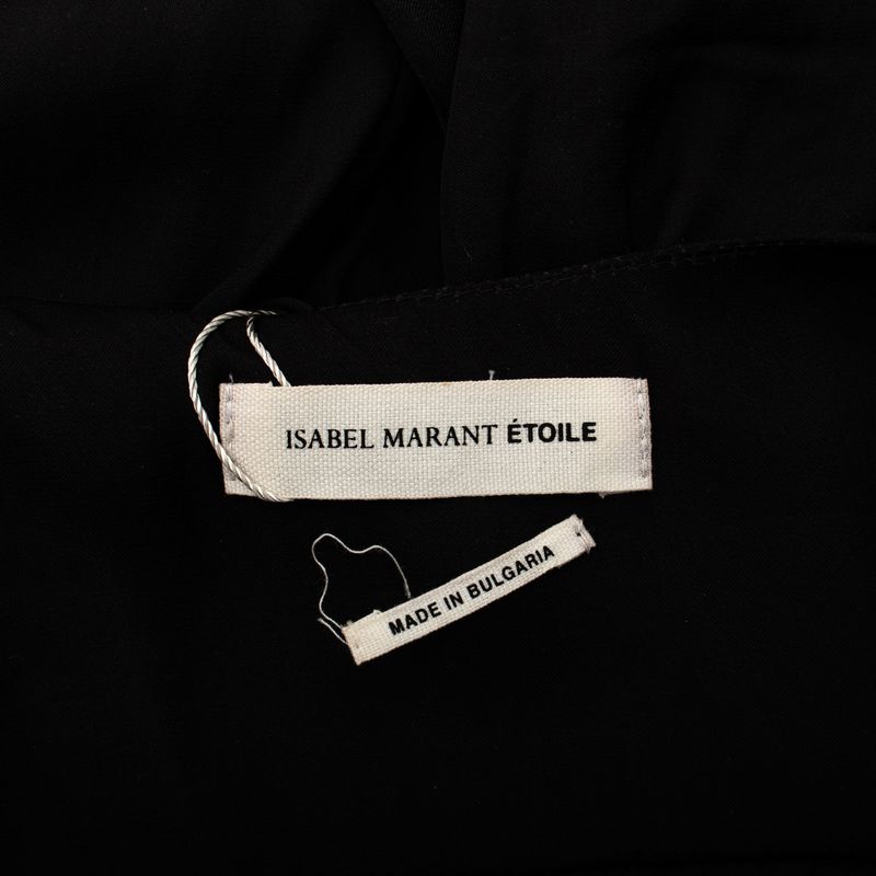 Vestido-Isabel-Marant-Transpassado-Preto