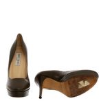 Pump-Jimmy-Choo-Couro-Marrom