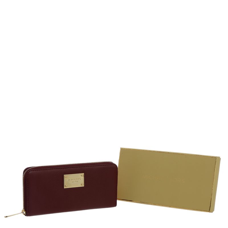 Carteira-Michael-Kors-Couro-Bordo