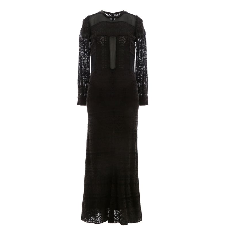 Vestido-Isabel-Marant-Renda-Preto