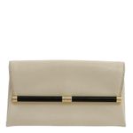 Clutch-Diane-Von-Furstenberg-Couro-Creme