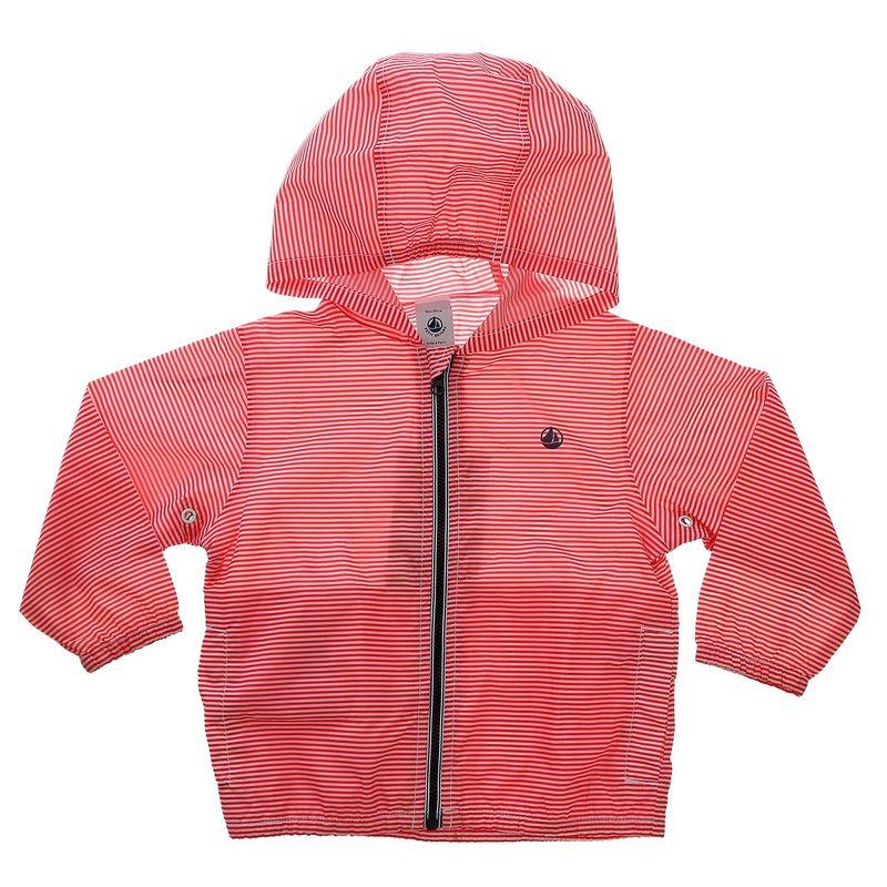 Casaco-Petit-Bateau-Infantil-Listrado-Vermelho-e-Branco