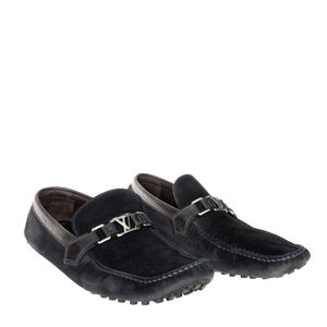 Mocassim Louis Vuitton Monte Camurça Preto
