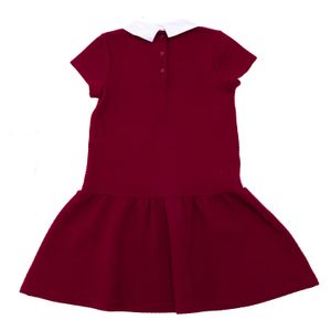Vestido Janie and Jack Matelassê Bordô