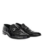 Mocassim-Salvatore-Ferragamo-Gancini-Couro-Preto