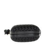 Clutch-Bottega-Veneta-Knot-Intrecciato-Cetim-Preto