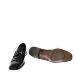 Mocassim-Salvatore-Ferragamo-Gancini-Couro-Preto