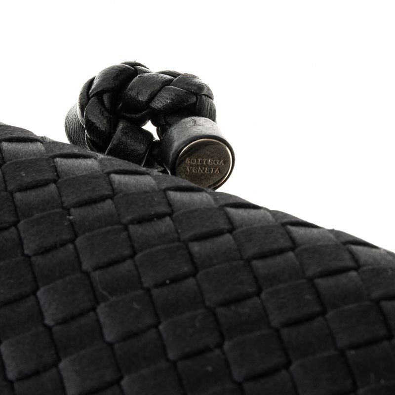 Clutch-Bottega-Veneta-Knot-Intrecciato-Cetim-Preto