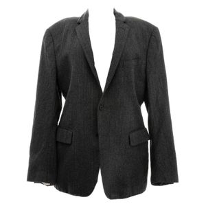 Maxi Blazer John Varvatos Lã Cinza