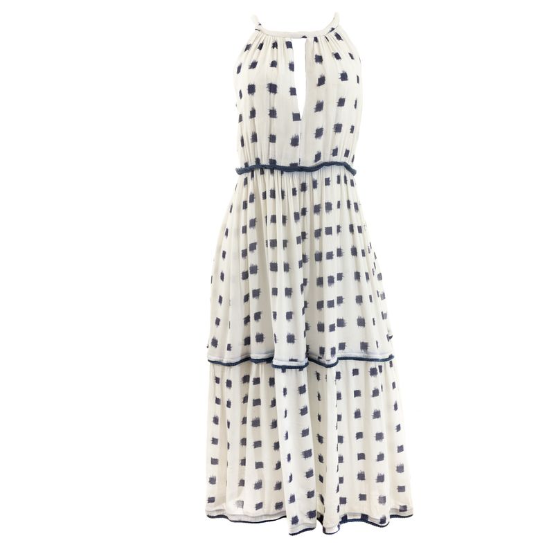 Vestido-Cris-Barros-Viscose-Estampado-Branco-e-Azul