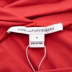 Vestido-Diane-Von-Furstenberg-Drapeado-Vermelho