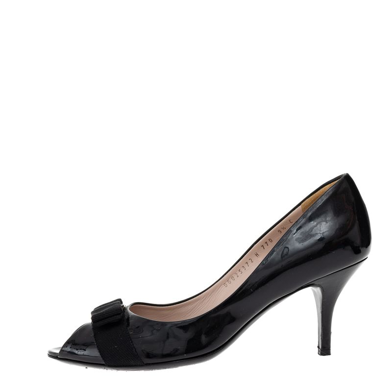 Peep-Toe-Salvatore-Ferragamo-Verniz-Preto