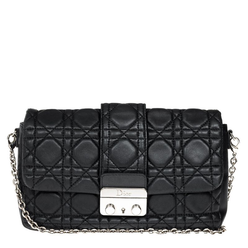 Bolsa-Christian-Dior-Miss-Dior-Couro-Preto