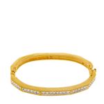 Bracelete-Swarovski-Decagono-Dourado