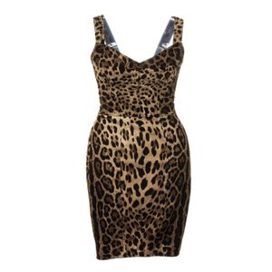 Vestido Dolce & Gabbana Slim Animal Print