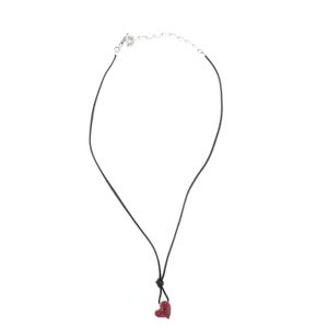 Colar Swarovski Cordão Pingente Coração