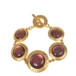 Pulseira-Coach-Circulos-Dourado-e-Rose