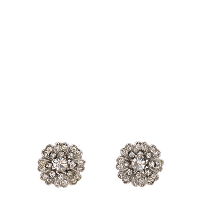 Brinco-Vintage-Pressao-Flores-Prateadas-com-Cristais