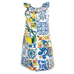 Vestido Dolce & Gabbana Infantil Algodão Estampado