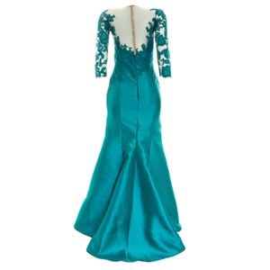 Vestido Pronovias Longo Renda Verde