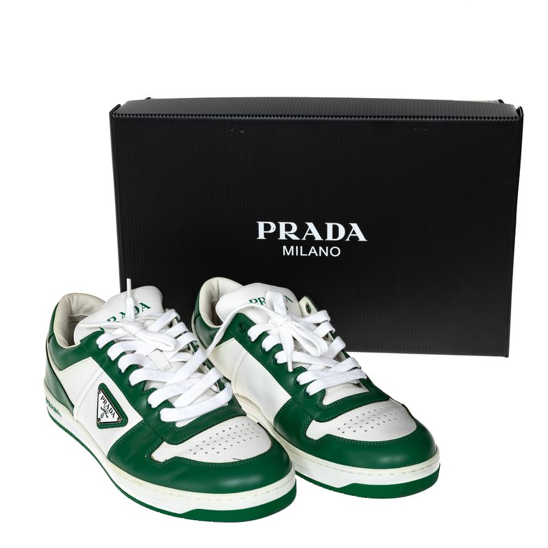 Tenis-Prada-Downtown-Branco-e-Verde