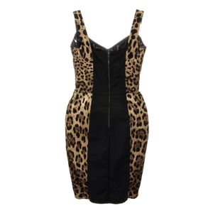 Vestido Dolce & Gabbana Slim Animal Print