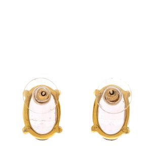 Brinco Swarovski Cristal Oval Rosé