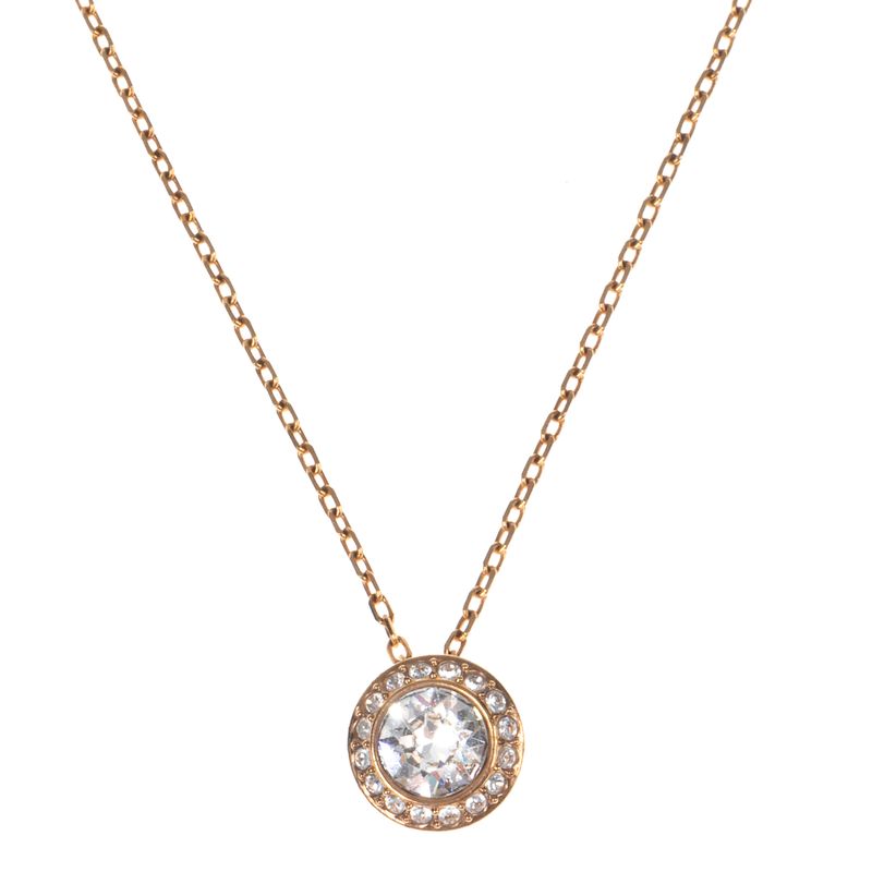 Colar-Swarovski-Rose-Pingente-Transparente