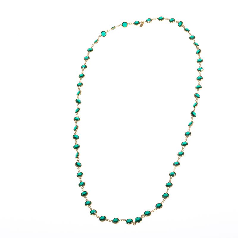 Colar-Swarovski-Longo-Cristais-Verde