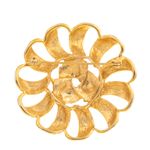 Broche-Redondo-Entrelacado-Dourado