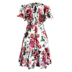 Vestido Dolce & Gabbana Infantil Algodão Estampa Floral