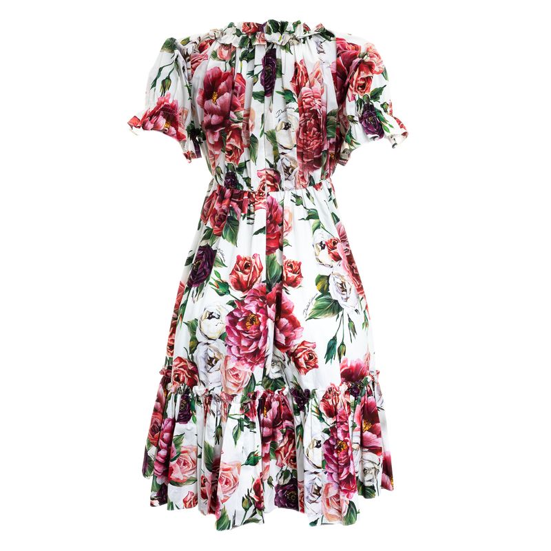 Vestido-Dolce---Gabbana-Infantil-Algodao-Estampa-Floral