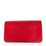 Clutch-Gucci-Bright-Bit-Couro-Vermelha