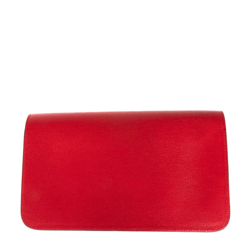 Clutch-Gucci-Bright-Bit-Couro-Vermelha