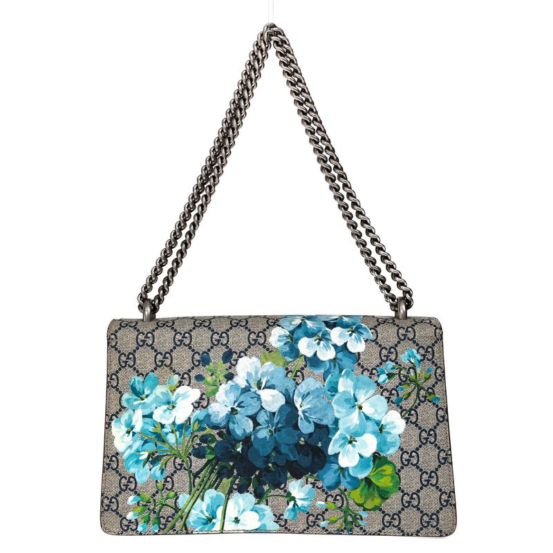 Bolsa-Gucci-Dionysus-GG-Supreme-Bloom-Azul
