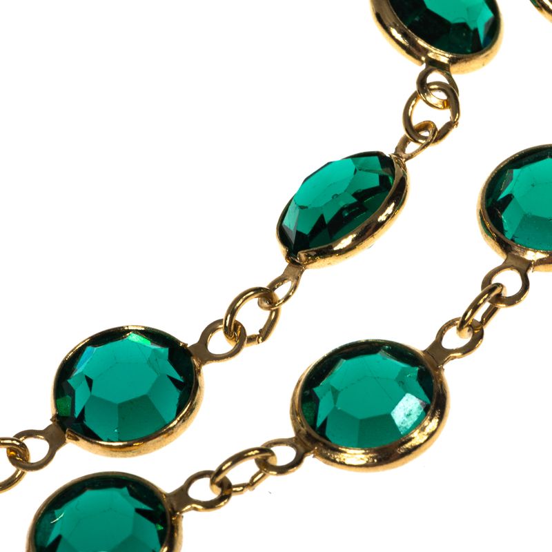Colar-Swarovski-Longo-Cristais-Verde