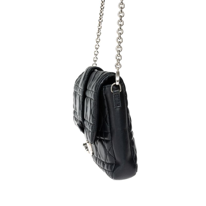 Bolsa-Christian-Dior-Miss-Dior-Couro-Preto