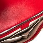 Clutch-Gucci-Bright-Bit-Couro-Vermelha