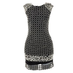 Vestido Bordado Preto