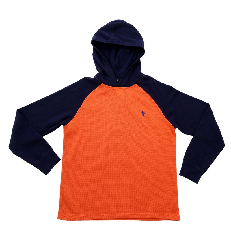 Blusa-Polo-Ralph-Lauren-Infantil-Manga-Longa-Marinho-e-Laranja