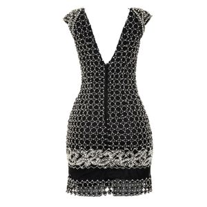 Vestido Bordado Preto