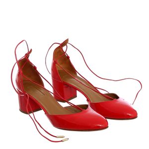 Sapato Aquazzura Verniz Vermelho