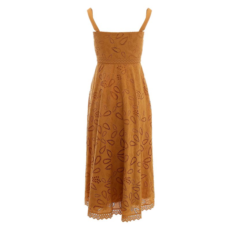 Vestido-Renda-e-Botoes-Mostarda
